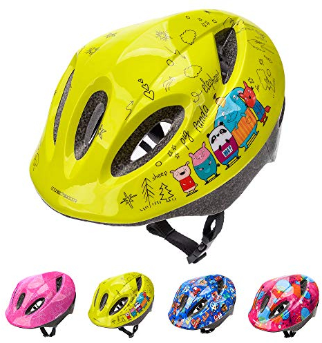 meteor® Kinderfahrradhelm Sicherer Fahrradhelm Kinder Helm Roller-Helm Jungen Kinder-fahrradhelm für Mountainbike Inliner skaterhelm BMX fahradhelm Scooter Kinder Bike Helmet