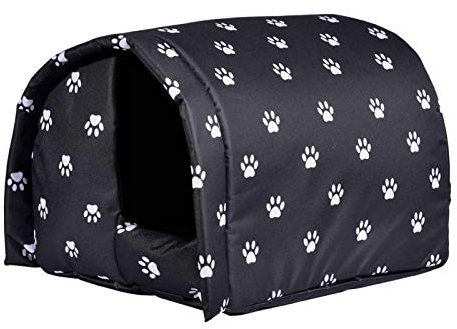 Luminiu Outdoor Pet Shelter for Cats and Dogs - Safe, Warm Kennel - Coldproof, Waterproof House for Small Pets - Keeps Animals Dry