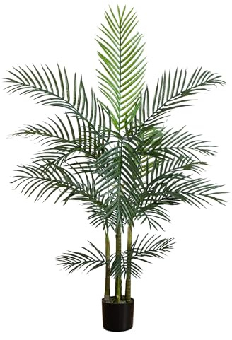 Nearly Natural 5ft. UV Resistant Artificial Areca Palm Tree (Indoor/Outdoor)
