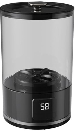 Gralara Lavadora portátil, electrodomésticos de Alta eficiencia y bajo Consumo, minilavadora, Lavadora de Ropa Interior para Calcetines, Ropa Interior, Negro