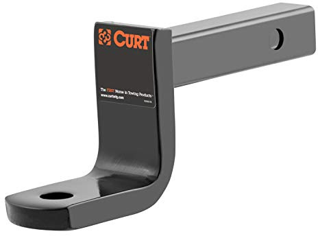 CURT 45022 Class 1 Trailer Hitch Ball Mount, Fits 1-1/4-Inch Receiver, 2,000 lbs, 3/4-Inch Hole, 3-1/4-Inch Drop, 2-5/8-Inch Rise