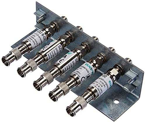 Axing QEW 5-10 angle bloc de mise à la terre pour antenne satellite 5 ports avec protection contre la surtension