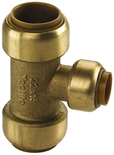 Kupfer Steckfitting Tectite T-Stück reduziert 28 mm x 28 mm x 22 mm, T130R