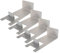 BBQ-Toro Edelstahl Grillrost Erhöhung Set (4 Stück) | Passend für Grillrost und Pizzaring Ø 57 cm | Ideales Grillzubehör für Kugelgrill, Gasgrill, Holzkohlegrill und mehr