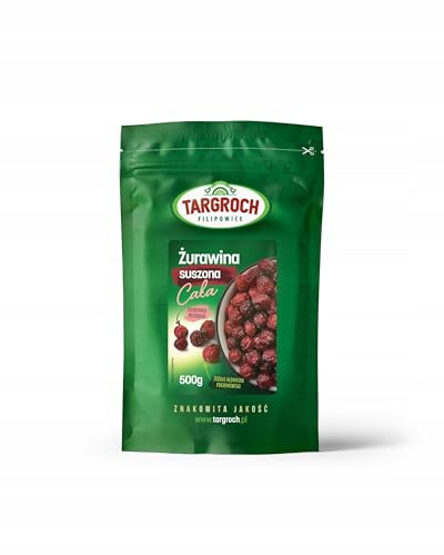 Hela torkade tranbär 500g Targroch