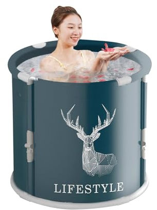 Baignoire portative pour douche, baignoire pliante | Baignoire à glace pliante pour adultes | Baignoire de trempage pliable pour adultes, baignoires autoportantes, bain chaud et bain de glace pour sal