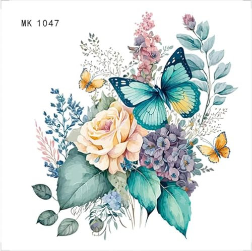 WC Aufkleber, Pfingstrose Schmetterlinge Badezimmer WC Sitz Deckel Abdeckung Abziehbilder Wasserdicht Selbstklebend Wandaufkleber für Badezimmer Dekor Toilettendeckel Abziehbilder