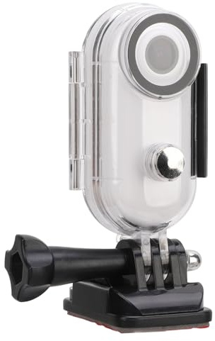 Cryfokt Hjälm Actionkamera, Omedelbar Delning Av 4K 8MP -videokameror, 120 Graders Vidvinkel Sliten Videokamera för Cykling, Motorcykel, Vandringssurfning, med Magnetisk Lanyard (2)