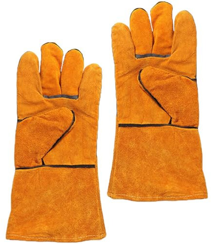 Guantes para Barbacoa al Aire Libre de 1 Par en Naranja