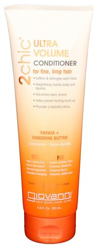 Giovanni Hair Care Products 2chic Conditioner - Ultra-Volume Tangerine and Papaya Butter - 8.5 fl oz