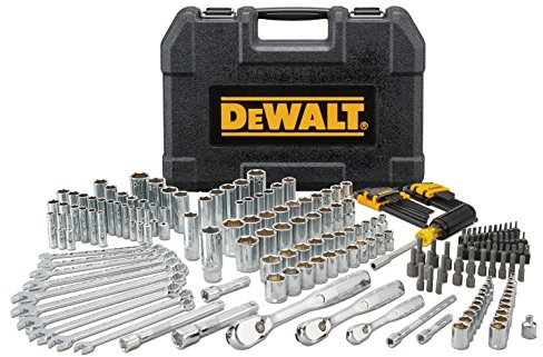 DEWALT Mechanics Tool Set, 1/4 & 3/8 & 1/2 Drive, SAE/Metric, 205-piece (DWMT81534)