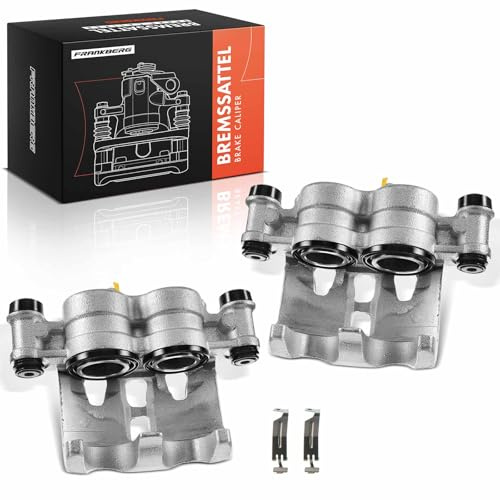 Frankberg 2x Pinza de freno Delantero fundición de alumin.io Compatible con Jumper Bus Furgoneta Ducato Bus 250 290 Boxer Bus Furgoneta Plataforma/Chasis Replace# 343910