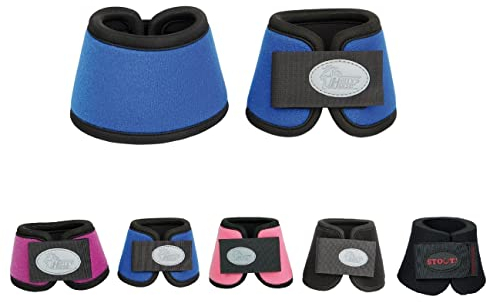 NETPROSHOP 1 Paar Hufglocken Neopren Springglocken für die Kleinsten Mini Shetty und Shetty, Groesse:Mini Shetty, Farbe:Blau