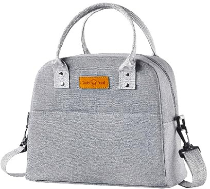 SLOSH Bolsa Termica Comida Almuerzo Hombres Mujer (Gris10L)