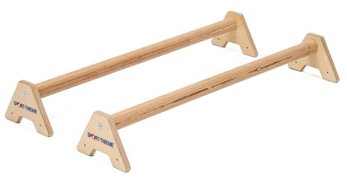Sport-Thieme Handstand-Übungsbarren Lang | Barrenständer für Barrenübungen | Für Parallel- und Stufenbarren | Bis 100 kg belastbar | Birkensperrholz | 102x22x15 cm | 4,2 kg