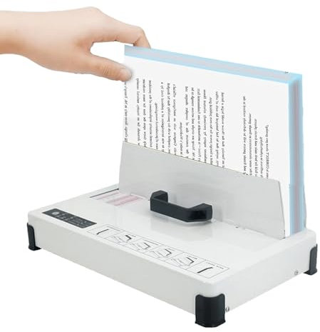 Thermobindegerät Thermo-Buchbinder Elektrische Heißklebe-Buchbindemaschine 1-50 mm Bindestärke 500 Blatt für A3 A4 A5 Dokument Rechnung Vertrag