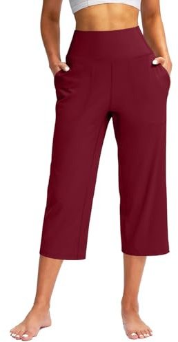 Dam hög midja denim look capri leggings beskurna skinny | Stretchig hög midja denim-look capri beskurna smala byxor för avslappnade dagliga träningskläder