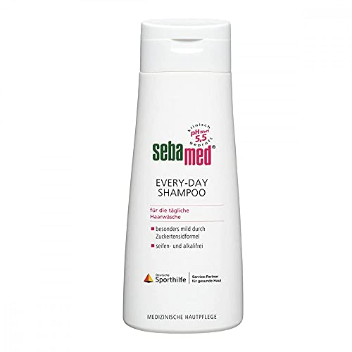 SEBAMED Every-Day Shampoo 200ml, für Damen und Herren, für die tägliche Haarwäsche, besonders mild durch Zuckertensidformel, mehr Fülle und Glanz, ohne Mikroplastik, MADE in Germany