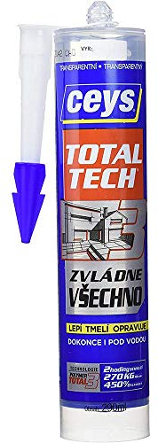 Ceys - Total Tech - Pega Sella y Repara - Transparente - Cartucho 290 ML