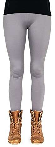 cosey - einfarbige Leggings (Einheitsgröße) - Design Solid Grey