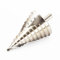 HSS Titan Fräser Kegelbohrer Senker Profi Stufenbohrer Konusbohrer Schälbohrer 6-60mm Bohrwerkzeug Lochschneider Spiralnut, für Edelstahl Metall Holz