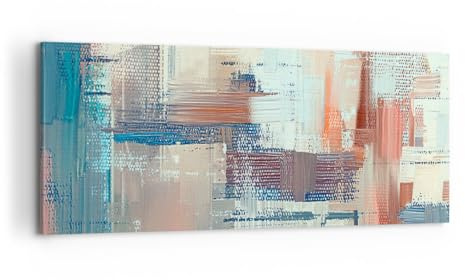 Quadro su Tela 100x40cm Stampe da Parete Pastello Minimalismo Luminoso Grandi Decorazione Murale Camera da Letto Cucina 1 pezzo Quadri Moderni Soggiorno Grafica Immagini Wall Art Canvas AB100x40-5517