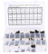 Baxnore Goupille cylindrique élastique, goupilles de positionnement creuses en acier au carbone, 240 pièces, tailles assorties de 1,5 à 5 mm, goupille fendue pour fixation d'assemb
