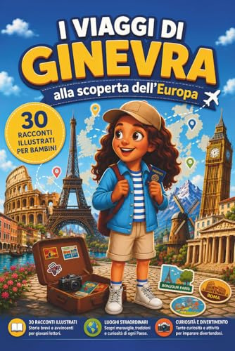 I viaggi di Ginevra: alla scoperta dell’Europa: 30 racconti illustrati per bambini
