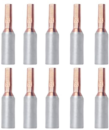 Wodsty GTLA Lot de 10 connecteurs de bornes de câble électrique en aluminium et cuivre, 10-35 mm², pour câblage sécurisé