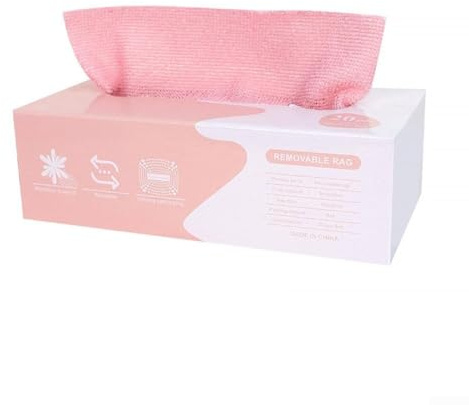 Chiffon d'essuyage en fibre ultra fine pour la cuisine et le nettoyage (rose)