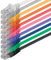 5m - 10 Colors - (PACK) - CAT.6 CAT6 Ethernet Lan Network Cable 1000 Mbps Patch Cable