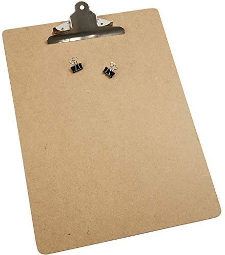 Art-Manufacture-Design - Tavoletta per appunti con clip, 32 x 47 cm, 1 pz