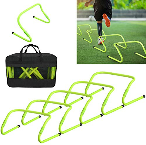 LZQ Koordinationshattar fotboll hinder höjd justerbara träningshattar hindralöpning fotboll speed/agility träning set om 6