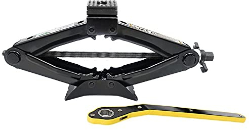 Cric Auto Sollevatore Professionale Crick a Pantografo Chiave 1 Ton cm kit set 127319