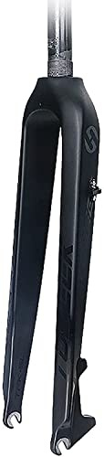 STRTG 26/27.5/29 Pollici Full Carbon MTB Forcella Rigida per Bicicletta, 28,6 Mm Ultraleggera Forcella per Bicicletta 9 Mm Senza Filettatura Tubo Dritto Freno A Disco A Sgancio Rapido A,27.5 Pouces