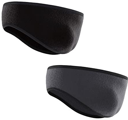 Paraorecchie e Fascia Capelli Sport per Donna e Uomo - Fascia Testa per Casco da Bici, Fitness, Running e Ciclismo - Protezione per l'Inverno e Assorbimento del Sudore