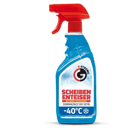 Gamix Scheibenenteiser mit Nano-Technologie | Enteisungsspray bis -40°C | Kratzfreie Auto-Enteisung | Klare Sicht für Windschutzscheiben | 1 x 500 ml