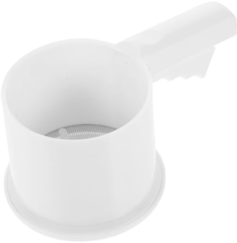 IMIKEYA Multi-Function Kitchen Mesh Flour Sifter Baking Sugar Strainer Semi-Automatic Fine Mesh Strainer
