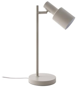 Lindby Tischlampe 'Ovelia' (Modern) in Creme aus Metall u.a. für Arbeitszimmer & Büro (1 flammig, E27) - Tischleuchte, Schreibtischlampe, Nachttischlampe, Arbeitszimmerleuchte