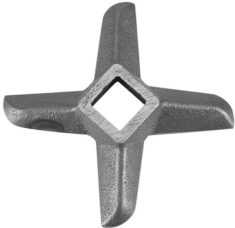 Lama da taglio per tritacarne per alimenti in acciaio professionale a forma di croce resistente alla ruggine in acciaio universale per la sostituzione del coltello da cucina (N. 22)