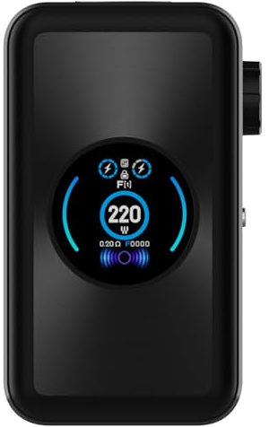 Vaporesso GEN MAX Mod - 220W Box Mod Support 510 Thread Atomizer itank T Tank, DTL Vaping, Battery (Not Included), 0.96 Inch TFT Screen E-Cigarette Vaporizer No Nicotine (Nero scuro)
