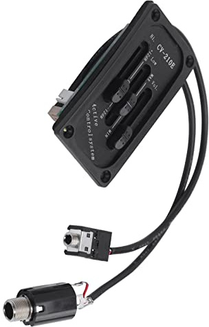 Pickup Elettrico Pickup Accessorio EQ Regolabile Set per CV-210E, Pickup Piezolese Silenzioso con Controllo e Regolazione del Volume