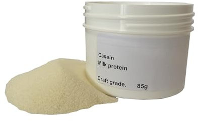 Poudre de caséine pour la fabrication de colle artisanale, les projets patrimoniaux et de restauration. 30 mailles de caséine en poudre de protéine de lait.