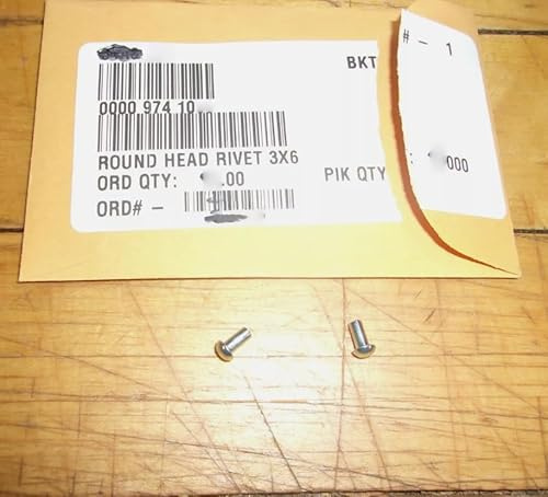 2 Pack Name Plate Rivots (2) 034 026 028 090 056 0000-974-1000 GM-T5C2, Replacement for Stihl OEM