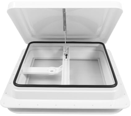 Yinhing 14 Inch RV Roof Vent Stainless Steel Screen Trailer Top Vent Camping Vehicle Motorhome Yachts