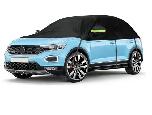 Halvt bilskydd ersättning lämplig för VW Tiguan SWB T-ROC T-Cross Renault Captur, universell solsäker halvgarage, vattentät bil halvgarage, UV-resistent regn sol dammskydd
