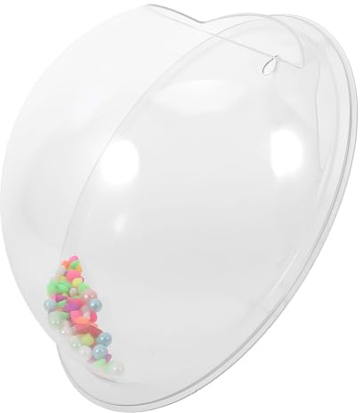 HOMSFOU 23cm Diameter Hanging Acrylic Fish Tank Bowl Wall Mounted Aquarium Decor for Living Room Wall Display without Plants