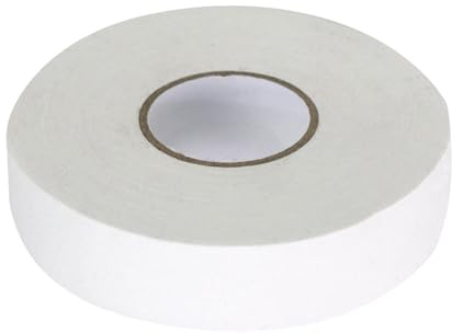 25 m x 2,5 cm självhäftande stiftfolie | hockeyklubba-tejp, vattentät, halkfri racketgrepptejp – för hockeybaseboll-softbollklubbor golfklubbor