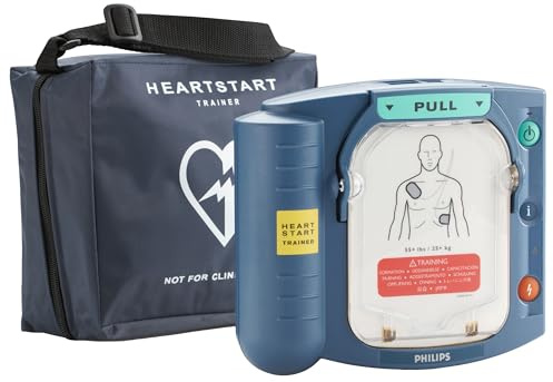 Philips HeartStart Home and OnSite AED Defibrillator Trainer with Zippered Carry Case, for Training Purposes Only, M5085A