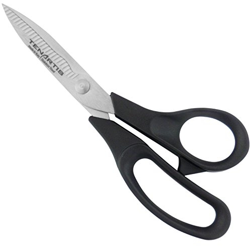 Forbici da Cucina in Acciaio Inox per Tagliare e Pulire il Pesce con Custodia in PVC - Tenartis 559 Made in Italy